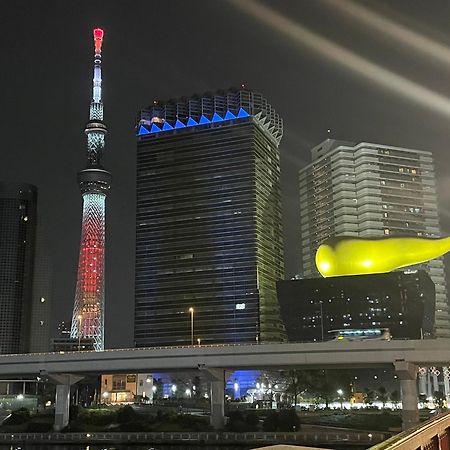 Calum Asakusa Imado Tokyoカルム浅草今戸ツインルーム新築民泊東京浅草隅田川今戸神社近くスカイツリー見えるコンビニコインランドリー近くある浅草駅まで徒歩圏内アクセス便利成田空港羽田空港銀座渋谷東京駅直通 Dış mekan fotoğraf
